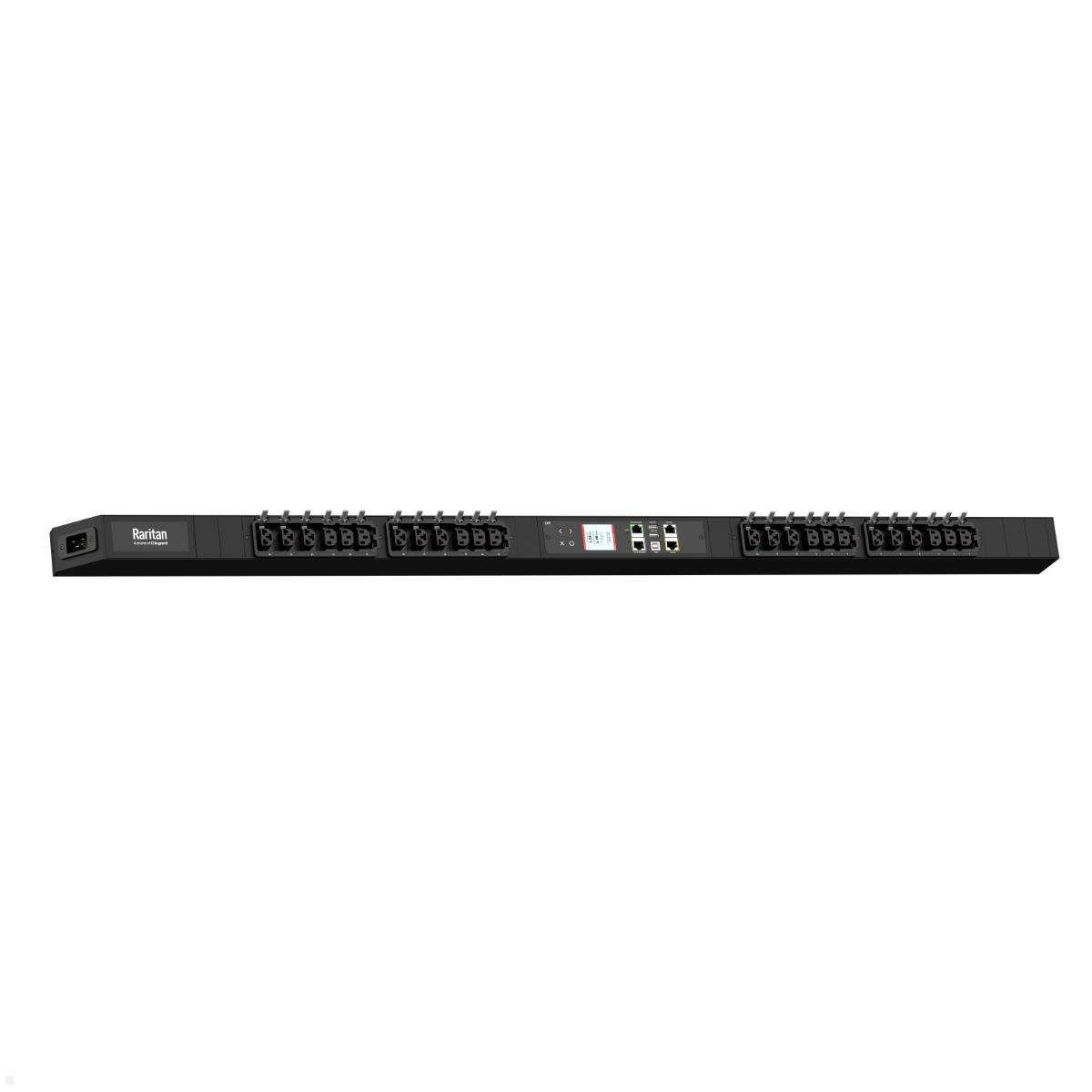 Legrand Raritan iX Rack-PDU 0U mit 12xC13 / 12xCx, 1-phasig 100-240V 16A, Outlet Metered/Switched (PX4-53A8C-C8E7A0), Serverraum PDU Klasse 0,5 Metering