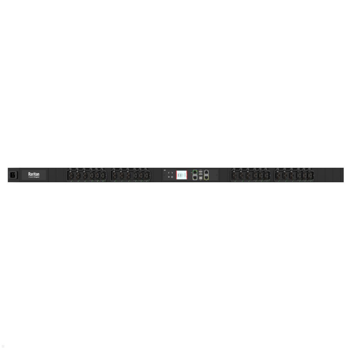 Legrand Raritan iX Rack-PDU 0U mit 12xC13 / 12xCx, 1-phasig 100-240V 16A, Outlet Metered/Switched (PX4-53A8C-C8E7A0), Fernschaltung Outlet Switching
