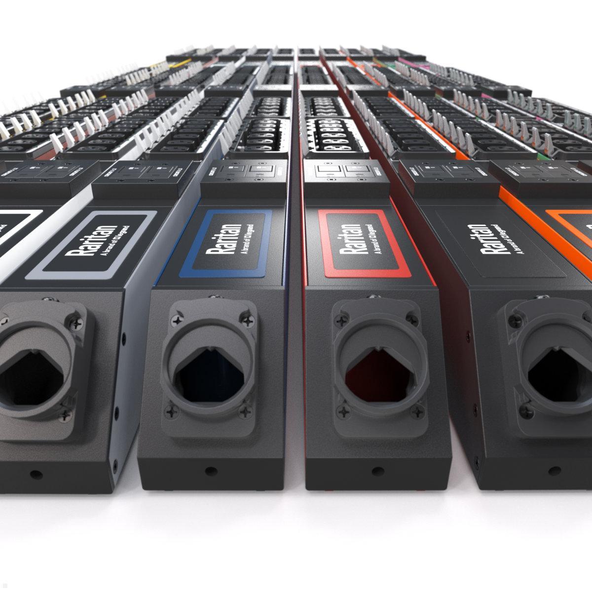 Legrand Raritan iX Rack-PDU 0U mit 18xC13 / 18xHDOT Cx, 3-phasig 400V 16A, Outlet Metered/Switched RCM (PX4-51A0-E7M28V2), Legrand PDU Rechenzentrum