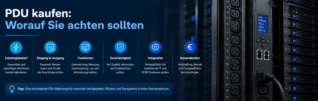 Worauf es beim PDU-Kauf ankommt