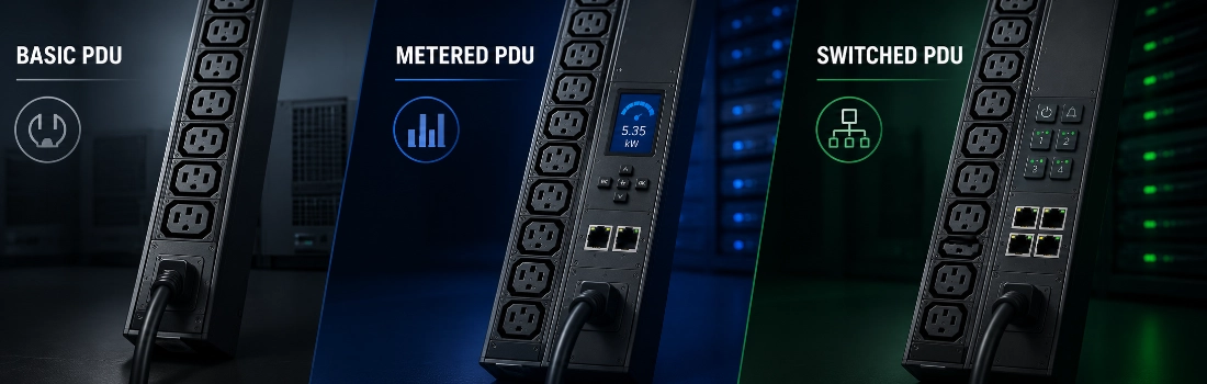 Unterschied zwischen Basic, Metered und Switched PDUs